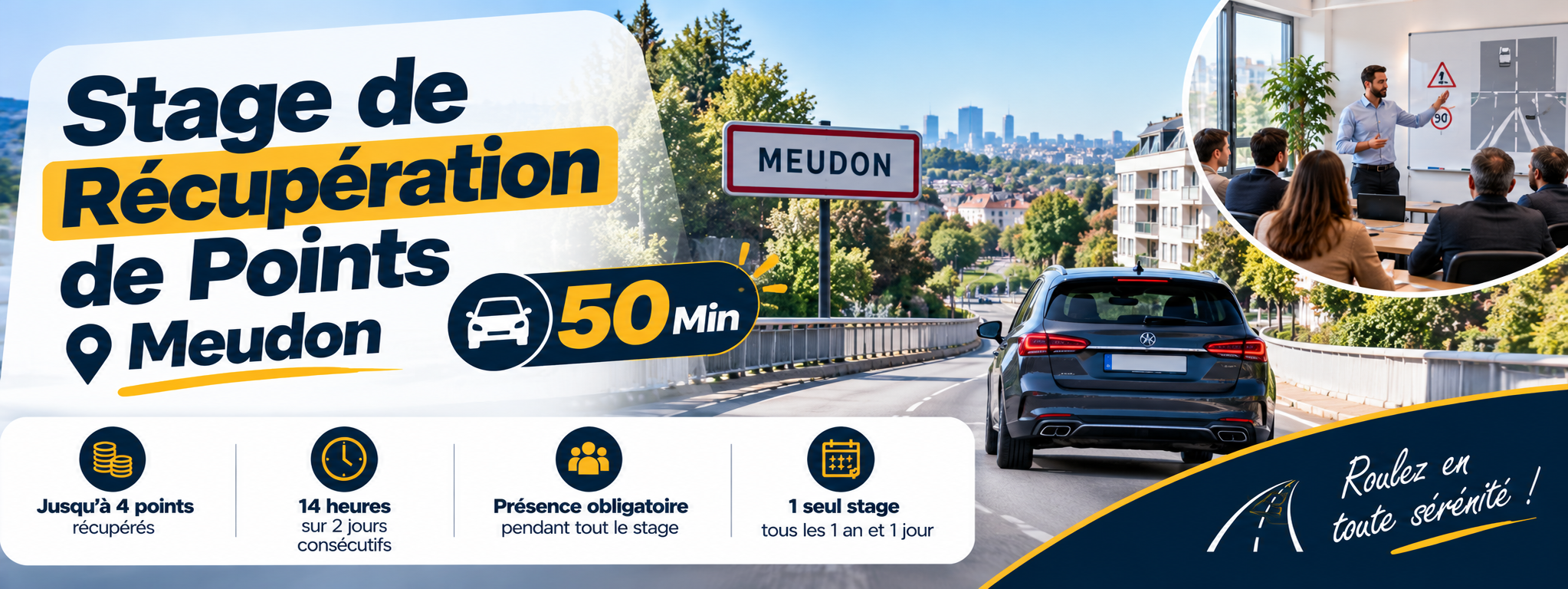 Stage de Récupération de Points Meudon : 50 Min